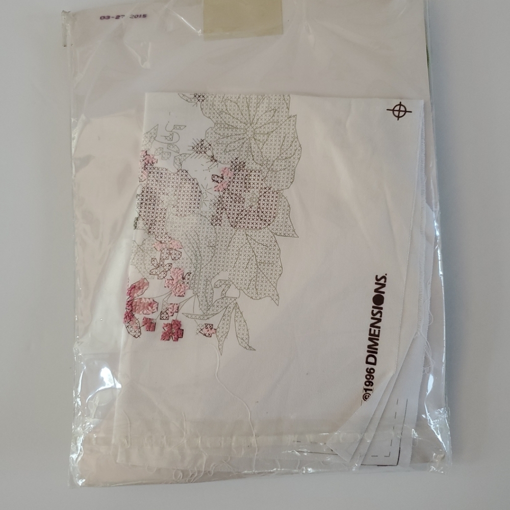 Cross Stitch Kit ~ Dimensions Flowery Verse #3160 Birds Birdhouse Flowers - Picture 3 of 5